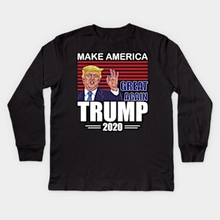 keep america great again 2020 Kids Long Sleeve T-Shirt